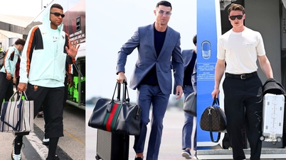 Ronaldo and World Cup stars promote designer bags.
