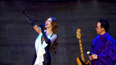 ผู้คนนับพันฟังเพลงของตรินห์ คอง ซอน ริมฝั่งแม่น้ำหอม