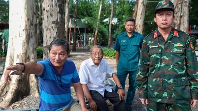 レ・ティ・リエン公園で戦死した兵士の遺骨を積極的に捜索している。
