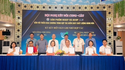 A An Giang associa os produtos OCOP ao programa 'Green Tick for Responsibility' para comércio e negócios.