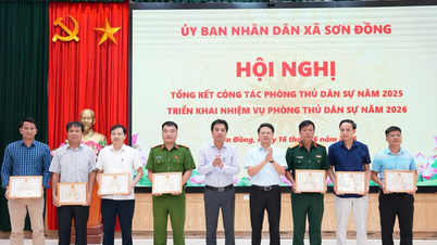 Son Dong merangkum pekerjaan pertahanan sipilnya.