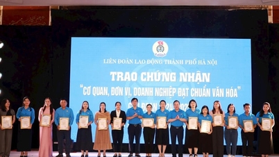 Trade unions at all levels in Hanoi exceeded many targets during Workers' Month 2026.
