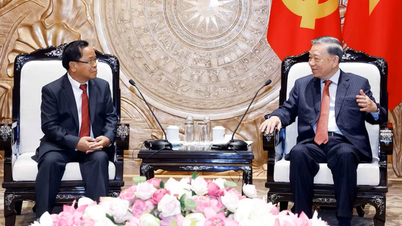 Setiausaha Agung merangkap Presiden To Lam menerima kunjungan Timbalan Perdana Menteri dan Menteri Kehakiman Laos.