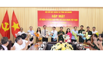 Bộ Chỉ huy Quân sự tỉnh An Giang họp mặt kỷ niệm 101 năm Ngày Báo chí cách mạng Việt Nam