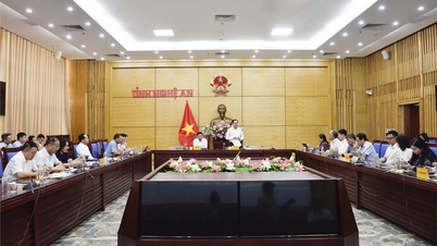 Konferensi untuk mengevaluasi dokumen perencanaan yang telah direvisi untuk provinsi Nghe An untuk periode 2021-2030, dengan visi hingga tahun 2050.