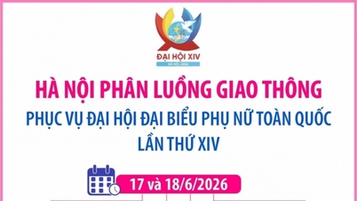 14. národní kongres vietnamských žen: Plán pro zákaz a omezení vjezdu vozidel v Hanoji ve dnech 17. a 18. června.