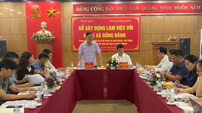 Sở Xây dựng tỉnh Lạng Sơn làm việc với xã Đồng Đăng về các lĩnh vực Quy hoạch, xây dựng, giao thông vận tải trên địa bàn xã.
