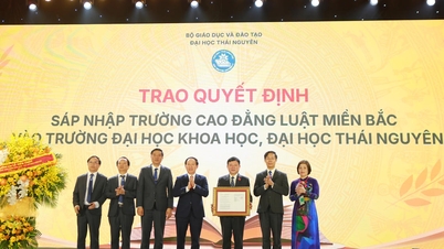 Meddelelse om beslutningen om at fusionere Northern Law College med University of Science - Thai Nguyen University.