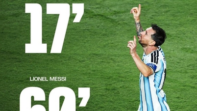 Messi scorer et historisk hattrick og opnår imponerende statistikker med Argentina.