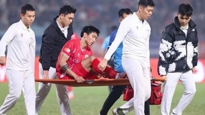 CAHN 3-2 Ninh Binh: Van Hau tvunget til at forlade banen på grund af skade.