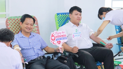 Xã Vĩnh Thạnh Trung tiếp nhận hơn 150 đơn vị máu