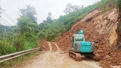 Urgent measures needed to repair landslides on provincial road DT.258C.