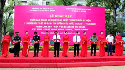 Triển lãm tranh cổ động tấm lớn tuyên truyền kỷ niệm 115 năm Ngày Bác Hồ ra đi tìm đường cứu nước (05/6/1911 - 05/6/2026) và triển lãm ảnh Kỷ niệm 136 năm Ngày sinh Chủ tịch Hồ Chí Minh (19/5/1890 - 19/5/2026) với chủ đề “Tiếp nối di sản Hồ Chí Minh: Việt Nam - khát vọng hùng cường, thịnh vượng”