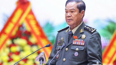 カンボジア退役軍人・退職者協会の上級大臣、副会長、事務総長であるクン・キム将軍による発言。