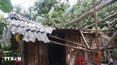 Cao Bang: Daños causados ​​por fuertes lluvias, deslizamientos de tierra y desprendimientos de rocas.