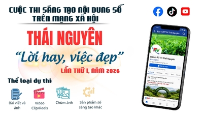 'Thai Nguyen - Kata-Kata Baik, Perbuatan Indah' ​​edisi pertama, 2026: Menyebarkan Kebaikan di Ruang Digital