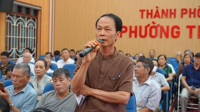 Efter den senaste sammanslagningen av byar och bostadsområden i Hai Phong (tidigare en del av staden Hai Duong) höll Thanh Dong-distriktet detta möte.