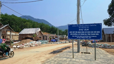 New life in the landslide resettlement area in Thanh Hoa.