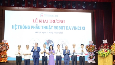 L'hôpital universitaire de médecine de Hanoï met en service un robot chirurgical de pointe.