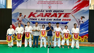 Upacara Pembukaan Kejuaraan Karate Provinsi Lao Cai 2026