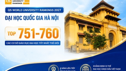 QS World University Rankings 2027: Vietnam National University, Hanoi (VNU) forbedrer sin placering for fjerde år i træk og fører Vietnam i arbejdsgiverresultater og bæredygtig udvikling.