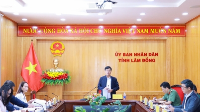 Provinsi Lam Dong sedang fokus pada persiapan upacara pembukaan Festival Olahraga Nasional.