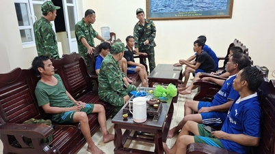 ກວາງນິງ: ໜ່ວຍກູ້ໄພໄດ້ຊ່ວຍຊີວິດລູກເຮືອ 9 ຄົນຈາກເຮືອຫາປາທີ່ຈົມລົງຍ້ອນຄື້ນທະເລທີ່ປັ່ນປ່ວນ.