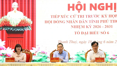 Tổ đại biểu số 6, HĐND tỉnh tiếp xúc cử tri các xã Thanh Thủy, Đào Xá