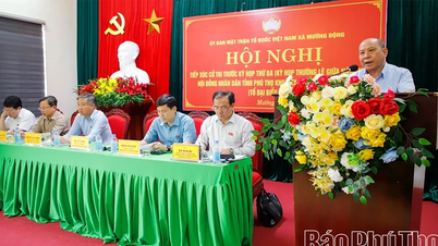 Tổ đại biểu số 15 HĐND tỉnh tiếp xúc cử tri 7 xã khu vực Cao Phong, Kim Bôi