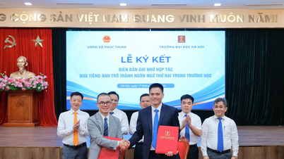 Komune pertama di Hanoi bekerja sama dengan sebuah universitas untuk menjadikan bahasa Inggris sebagai bahasa kedua.