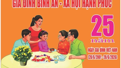 A Conferência da Província de An Giang para Homenagear Famílias Culturais Exemplares em 2026 está agendada para o dia 23 de junho de 2026.