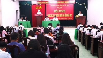 Sở Tư pháp thành phố Cần Thơ tổ chức Hội nghị công chức, viên chức, người lao động năm 2025