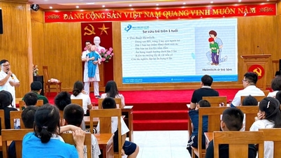 Thanh Liet Ward realiza treinamentos sobre prevenção de acidentes e lesões para crianças.