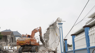 Lahan-lahan desa terakhir telah diserahkan untuk melayani proyek Bandara Internasional Gia Binh.