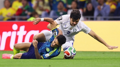Seorang bintang dari Uzbekistan, yang sebelumnya menghadapi tim U23 Vietnam, menyebabkan cedera langka dalam kekalahan mereka melawan Kolombia.