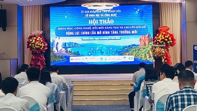 សិក្ខាសាលា “វិទ្យាសាស្ត្រ បច្ចេកវិទ្យា នវានុវត្តន៍ និងការផ្លាស់ប្តូរឌីជីថល - កម្លាំងចលករចម្បងនៃគំរូកំណើនថ្មី”