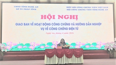 Sở Tư pháp và hội công chứng viên tỉnh Nghệ An phối hợp tổ chức hội nghị giao ban về hoạt động công chứng và hướng dẫn nghiệp vụ về công chứng điện tử