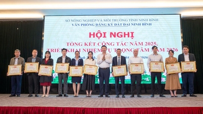 Văn phòng Đăng ký đất đai Ninh Bình tổ chức Hội nghị Tổng kết công tác năm 2025, triển khai nhiệm vụ năm 2026