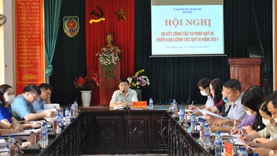 Sở Tư pháp Ninh Bình tổ chức Hội nghị giao ban công tác tư pháp Quý III năm 2021