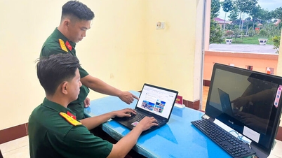 Prajurit itu menceritakan kisahnya secara daring.