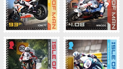 The Isle of Man Postal Service has released a set of stamps featuring motorcycle racing legend John McGuinness MBE.