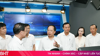 Bí thư Tỉnh ủy: Báo và phát thanh, truyền hình Hà Tĩnh tạo niềm tin, sức lan tỏa mạnh mẽ
