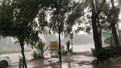 フエで発生した雷雨により、1人が負傷し、18軒の家屋の屋根が損壊した。
