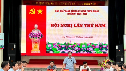 Ung Thien Commune: Accelerating the implementation of key tasks for the end of the year.