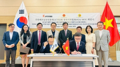 La Asociación General del Pueblo Vietnamita en Corea firma un acuerdo de cooperación con la Asociación Nacional de Periodistas de Corea.