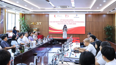 Petrolimex otorgará becas a estudiantes de la Universidad de Ciencia y Tecnología de Hanoi para el segundo semestre del año académico 2025-2026.