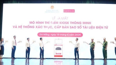 Da Nang: Lansering av en pilotmodell för en digital public service-station.