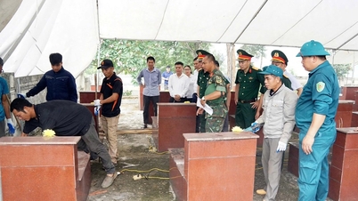มีการเก็บตัวอย่างดีเอ็นเอจากซากศพของวีรชนนิรนามที่สุสานวีรชนในตำบลฮุงคานห์