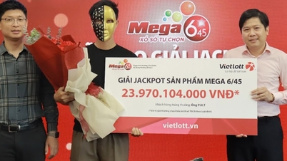 Mit mondott a közel 24 milliárd VND Vietlott főnyereményt megnyerő Z generációs irodai dolgozó, amikor átvette a nyereményt?