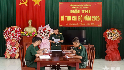 Party Committee of the 7th Engineering Brigade (34th Corps): Improving the qualifications of branch secretaries.